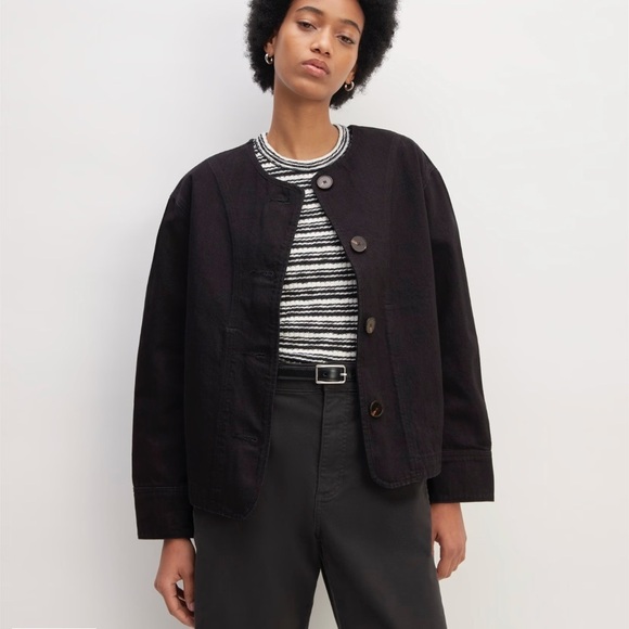 EVERLANE The Denim Barrel Jacket - Picture 1 of 16